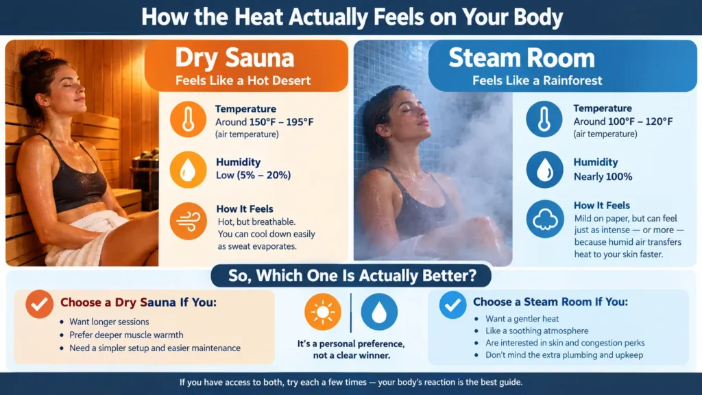 How the Heat Actually Feels on Your Body