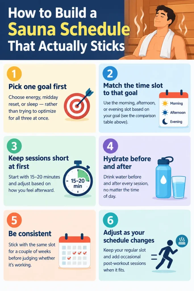 How to Build a Sauna Schedule