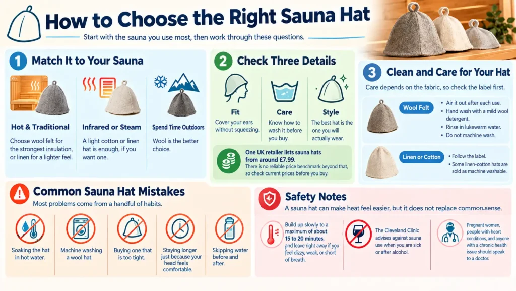 How to Choose the Right Sauna Hat