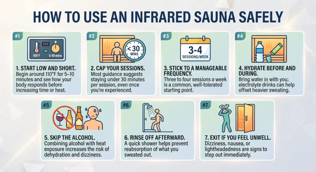 How to Use an Infrared Sauna Safely