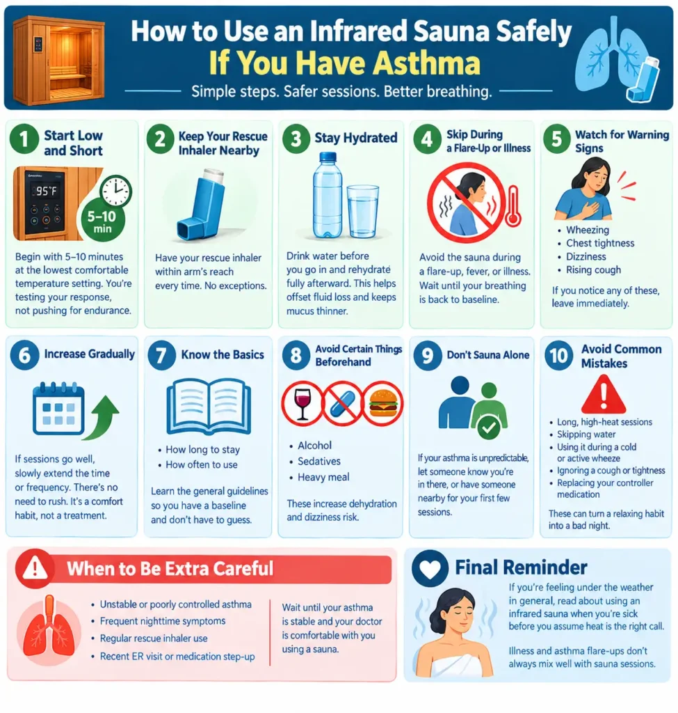 How to Use an Infrared Sauna Safely If You Have Asthma
