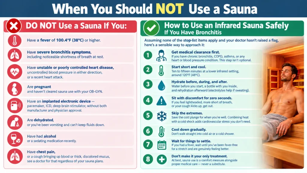 How to Use an Infrared Sauna Safely If You Have Bronchitis