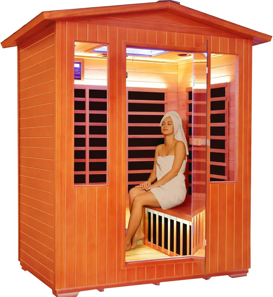 Outdoor 4 Person Far Infrared Sauna