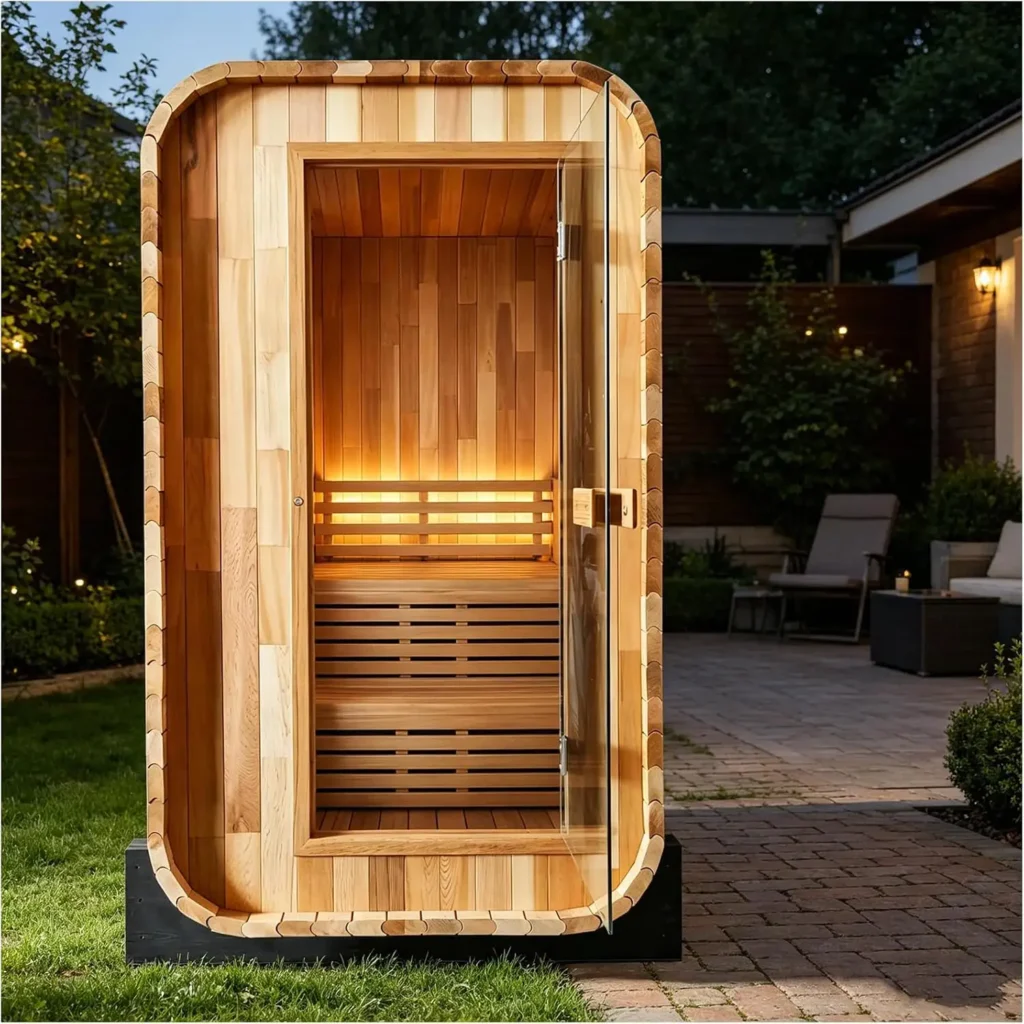 Outdoor Steam Sauna for 2 Person