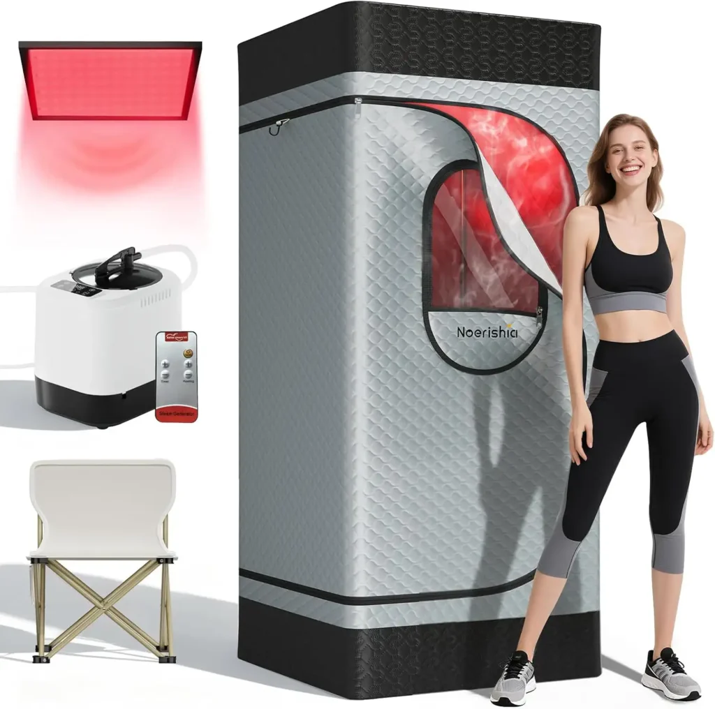 Portable Infrared & Steam Sauna Box for Home