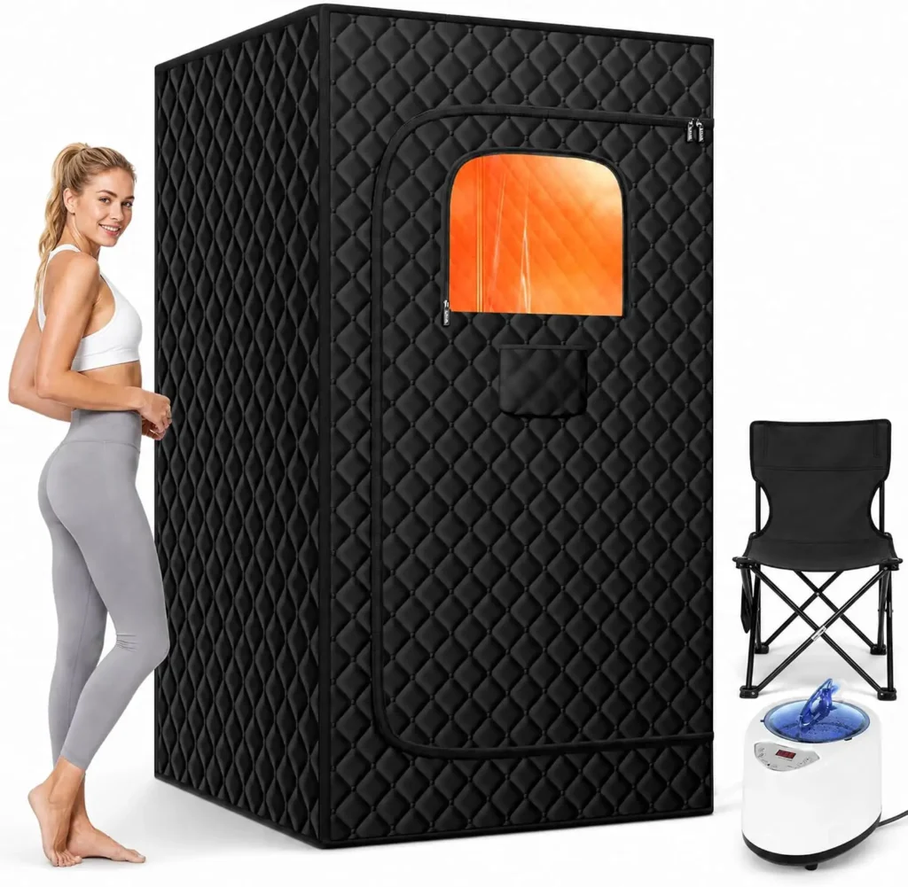 Portable Steam Sauna Box for Home, 15-Level