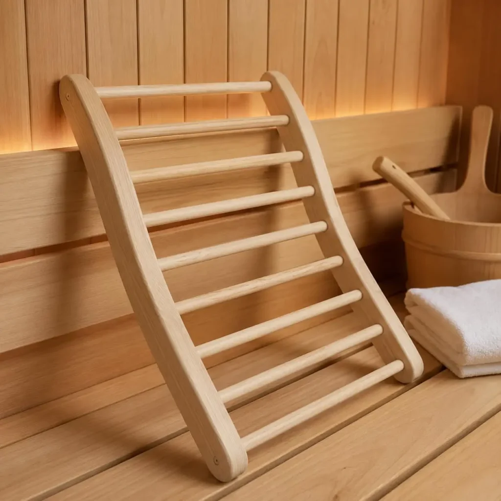 S-Shape Sauna Backrest, Premium