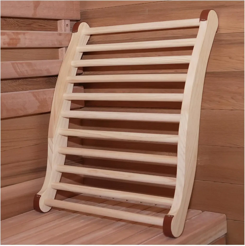 S-Shape Steam Sauna Backrest
