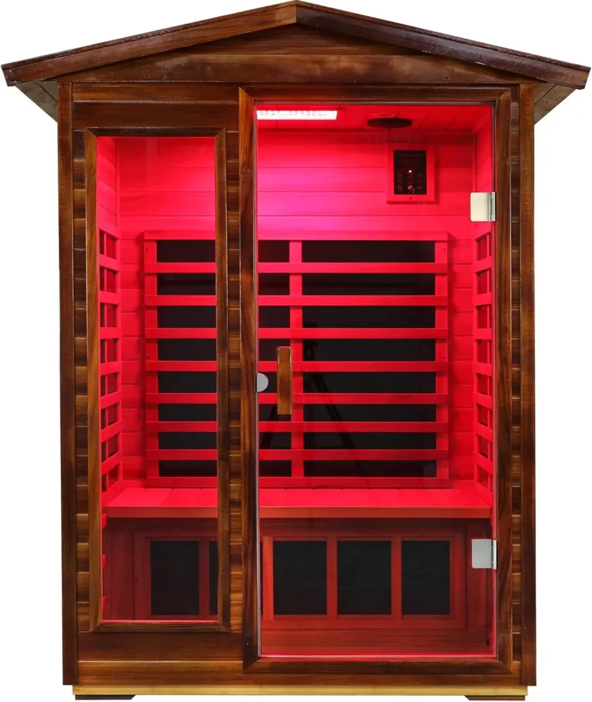 Spectrum Ultra-Low EMF Outdoor Infrared Sauna 2-Person