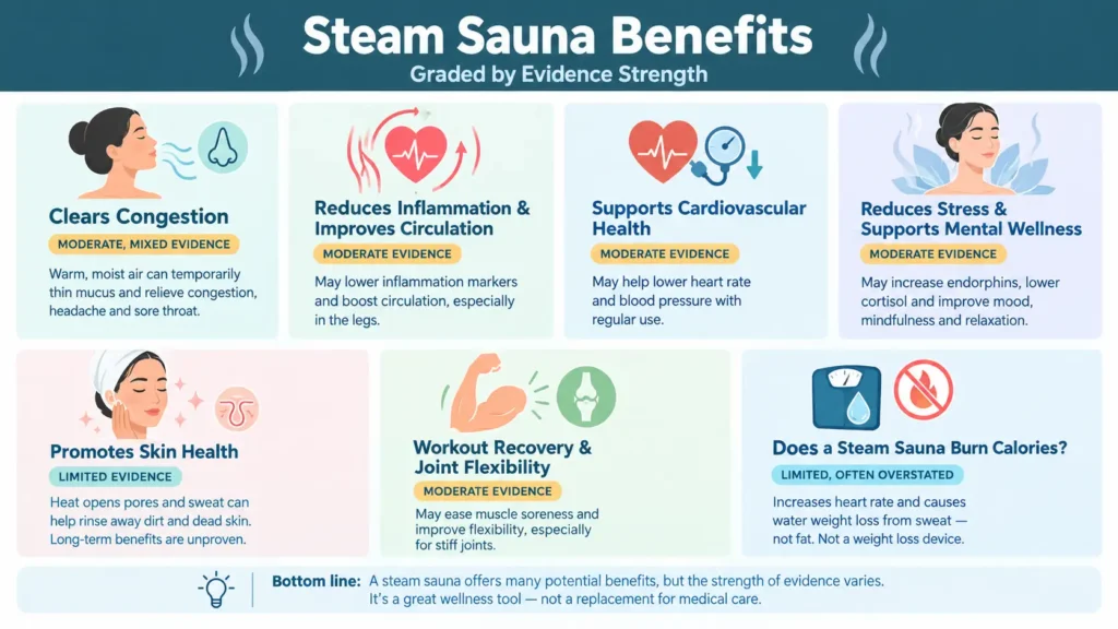 Steam Sauna Benefits
