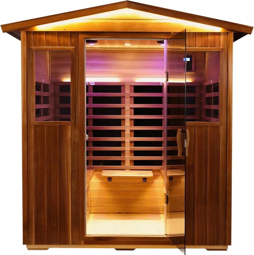 Ultra-Low EMF Red Cedar Sauna 4 Person