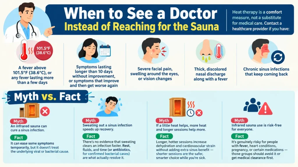 When to See a Doctor Instead of Reaching for the Sauna