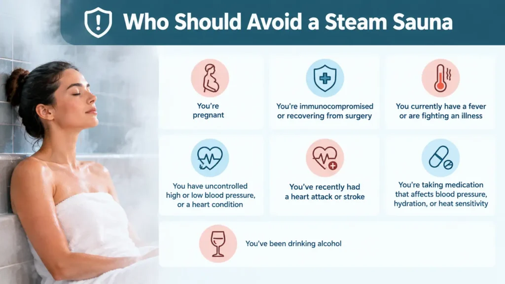 Who Should Avoid a Steam Sauna