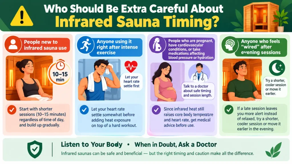 Who Should Be Extra Careful About Infrared Sauna Timing