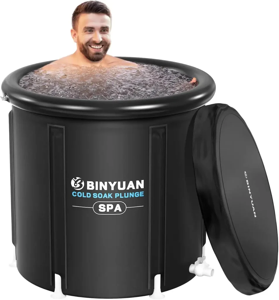 Ice Bath Tub for Athletes With Cover