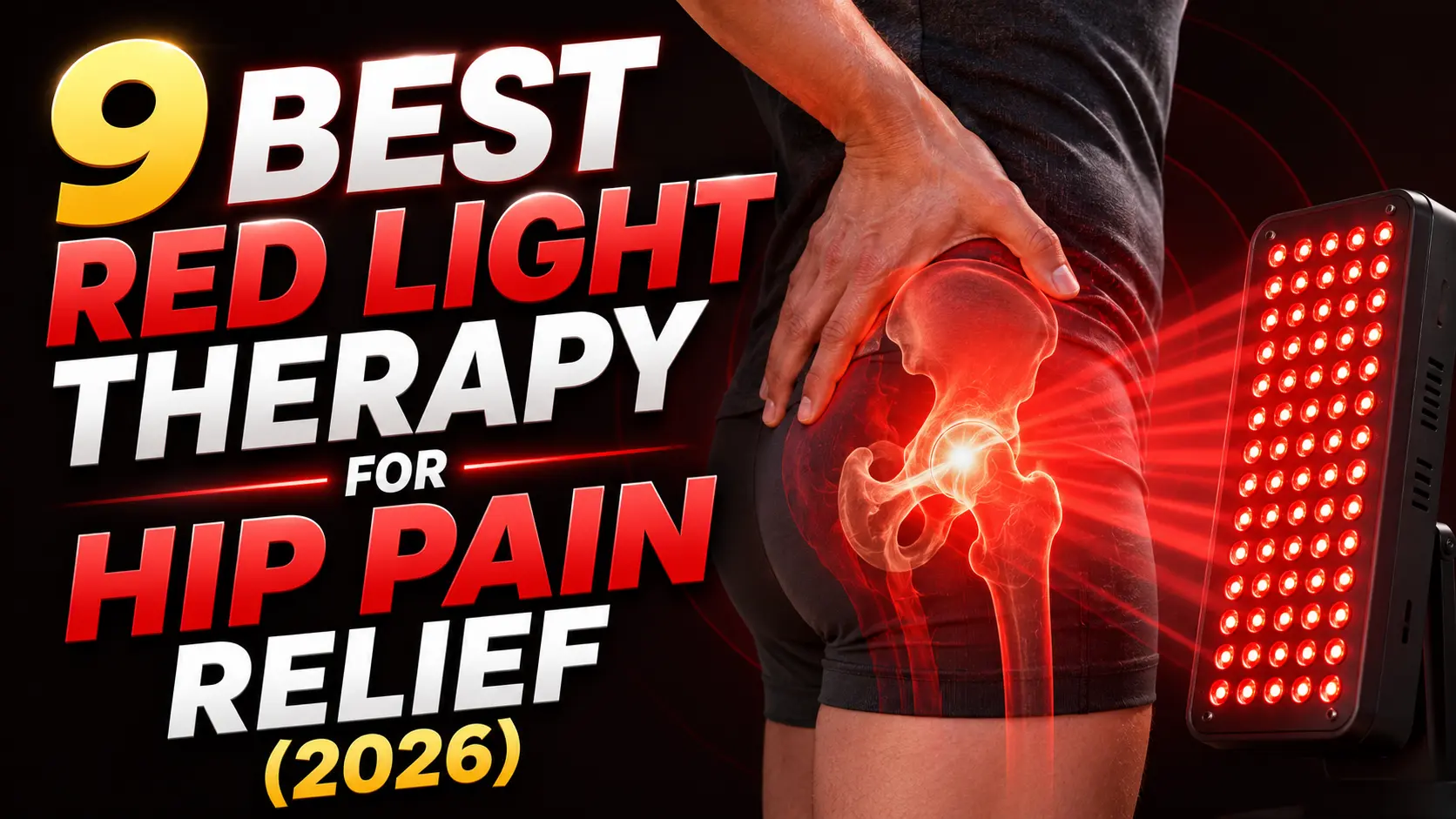 Best Red Light Therapy for Hip Pain Relief