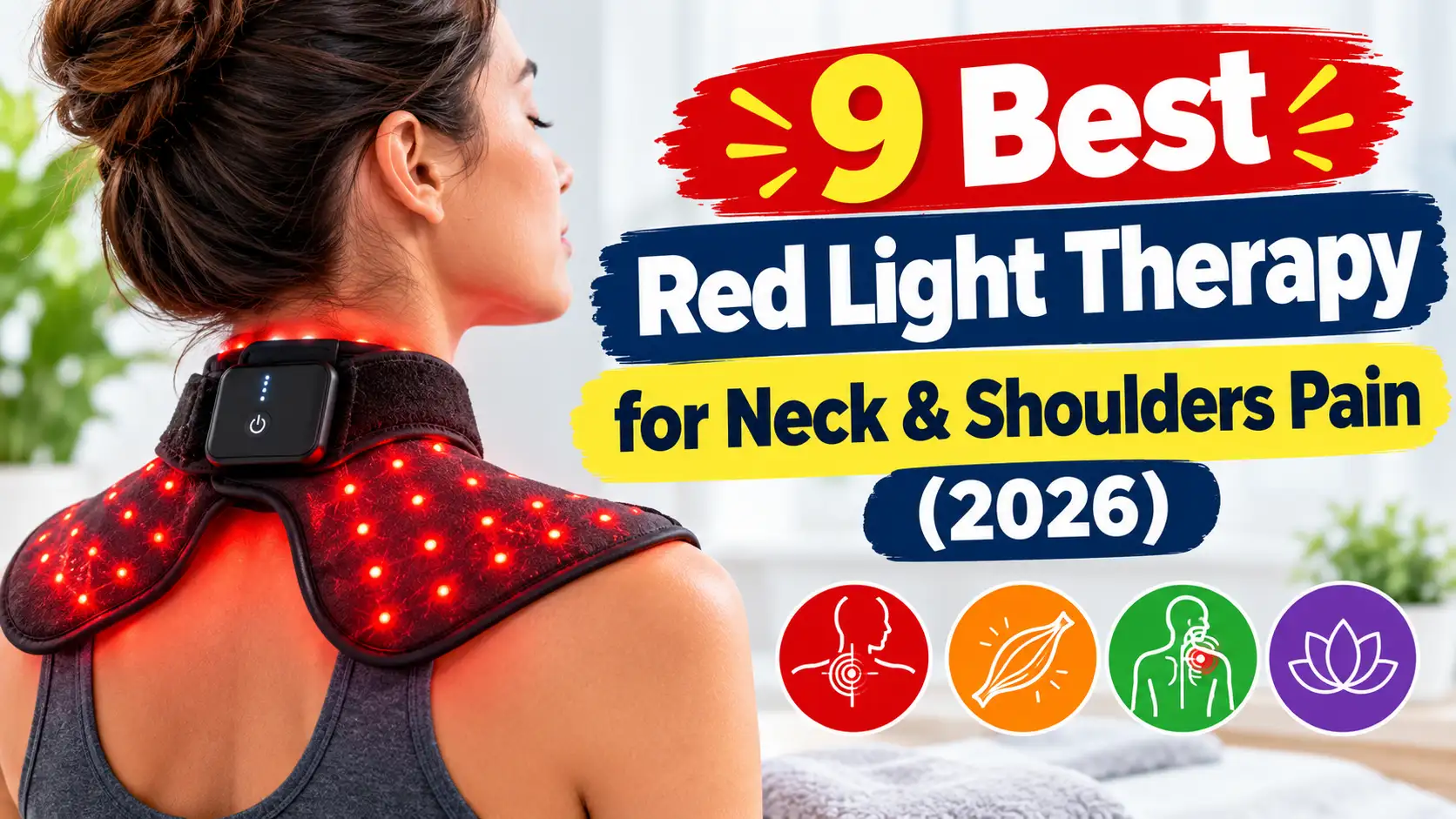 Best Red Light Therapy for Neck & Shoulders Pain