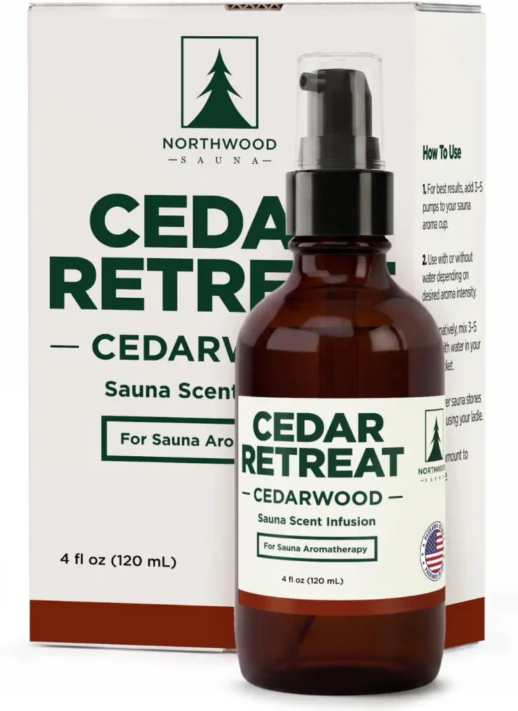 Cedarwood Essential Oil Infusion for Sauna Aromatherapy