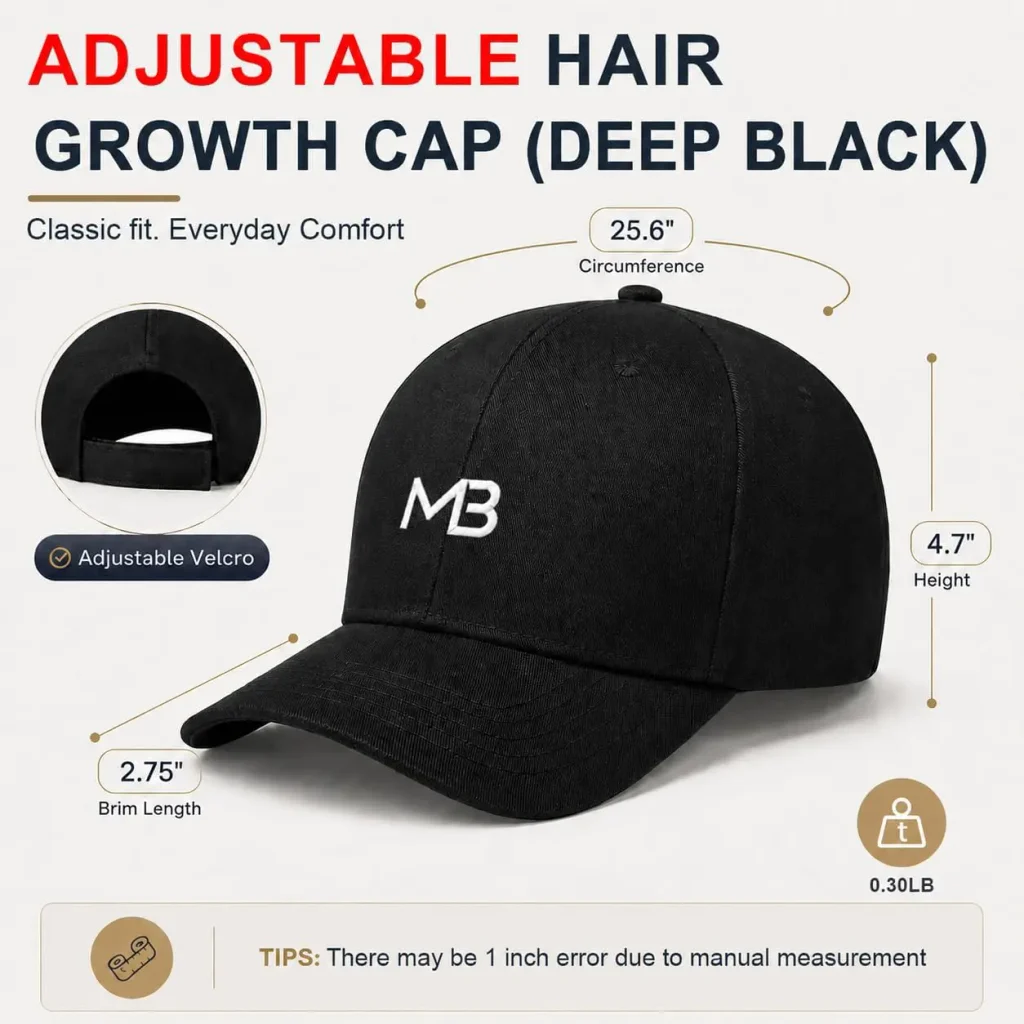 Cleared Red Light Hair Growth Cap for Men and Women