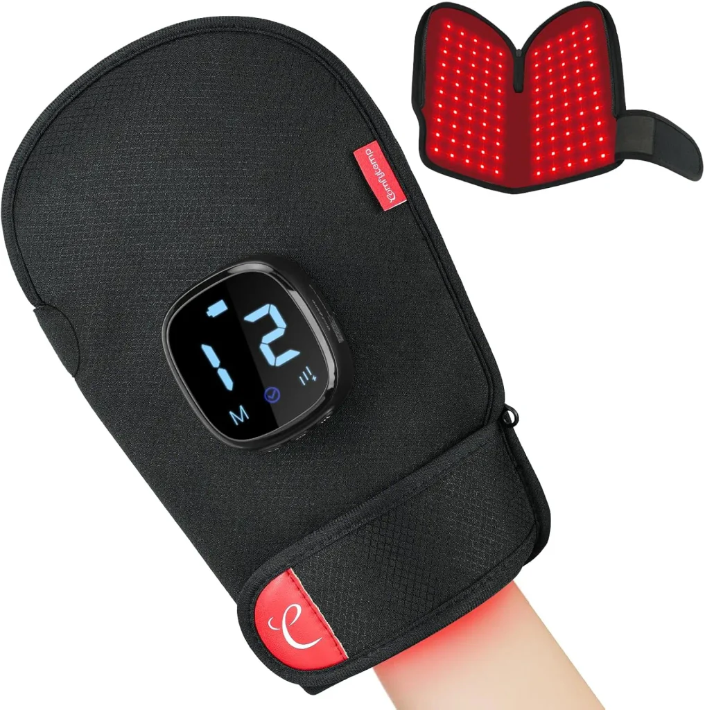 Cordless Red Light Therapy Gloves for Hands