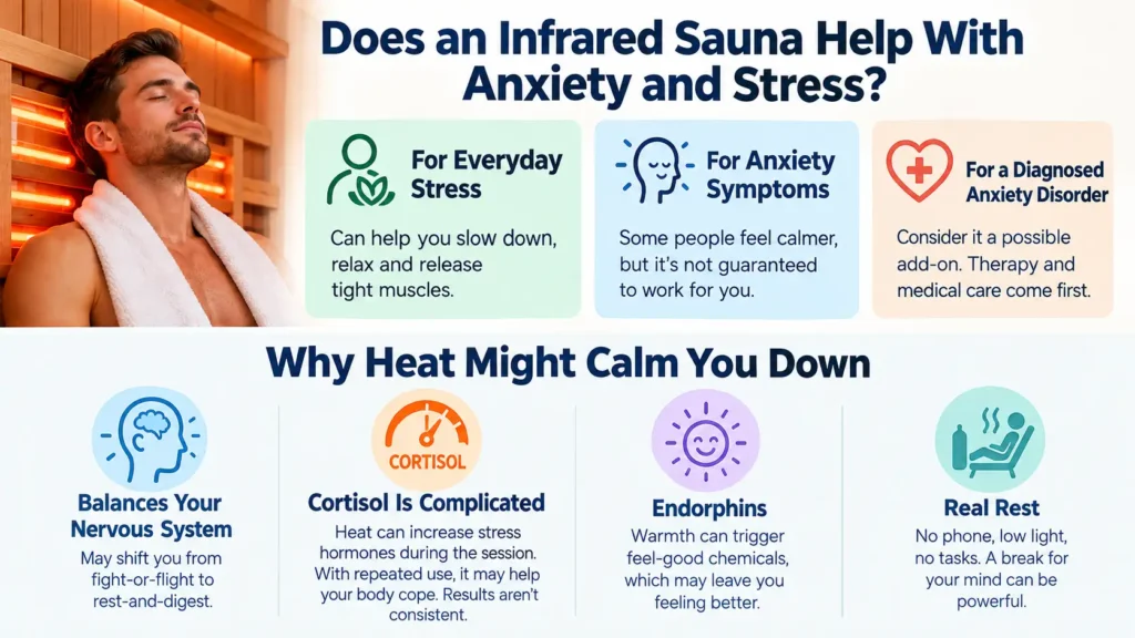 Does an Infrared Sauna Help With Anxiety and Stress