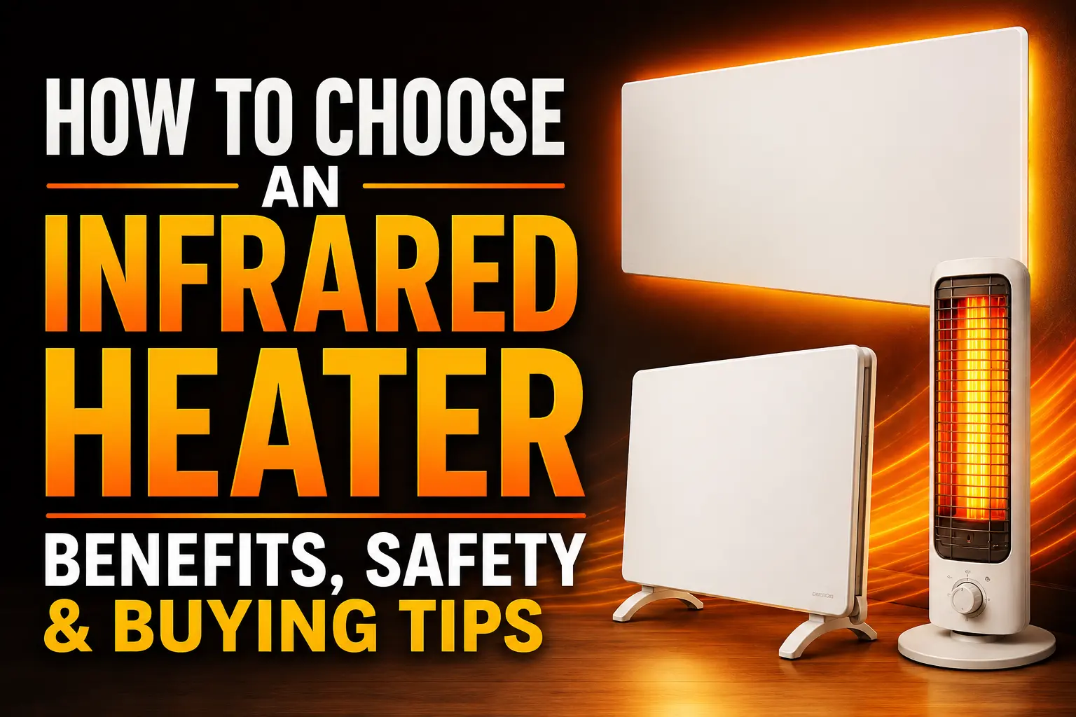 How to Choose an Infrared Heater: Benefits, Safety & Buying Tips