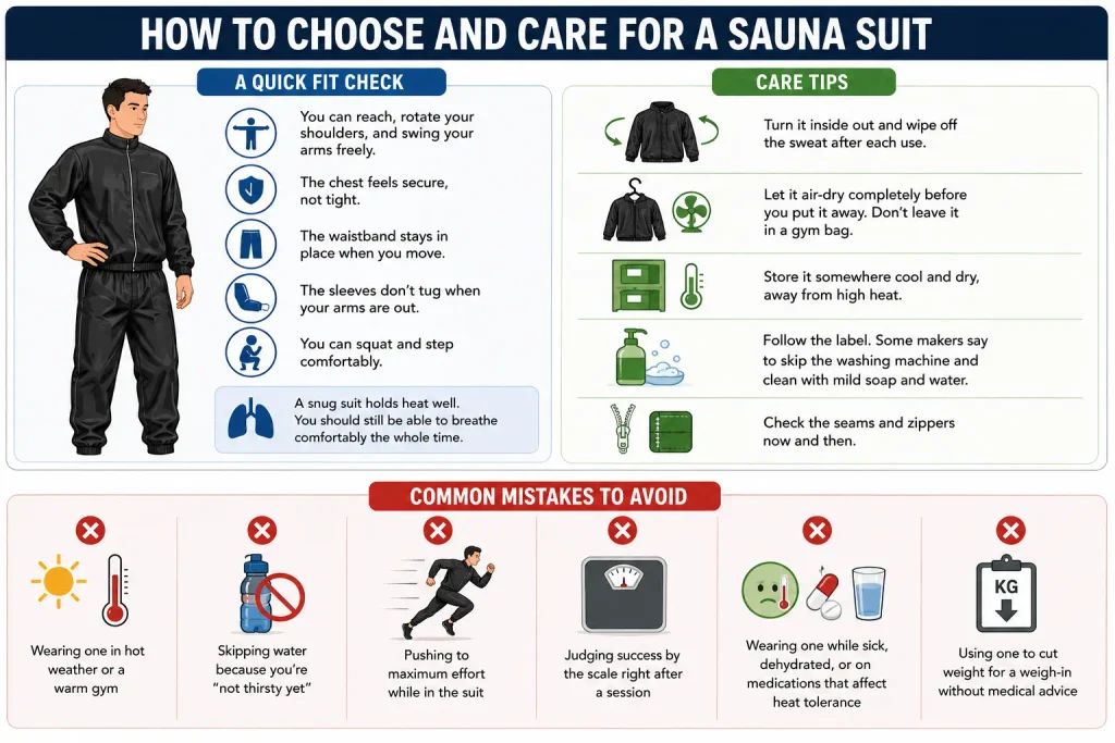 How to Choose and Care for a Sauna Suit