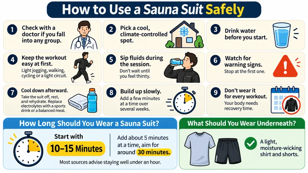 How to Use a Sauna Suit Safely