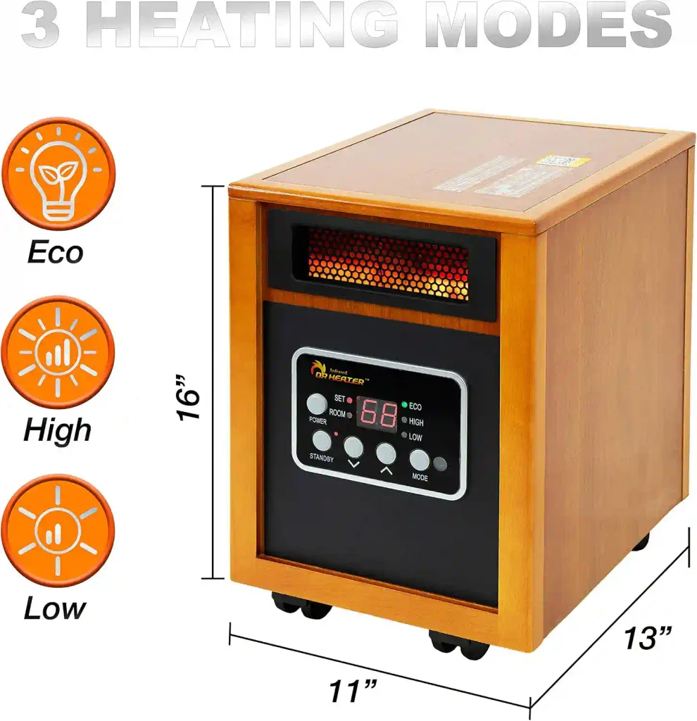 Infrared Heater DR-968 Portable Space Heater