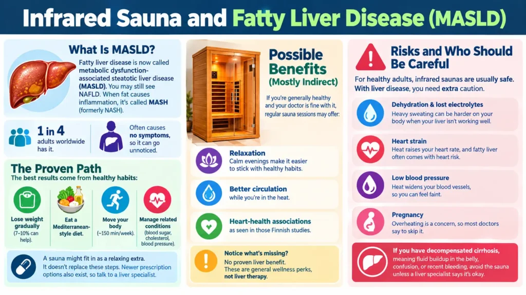 Infrared Sauna and Fatty Liver Disease (MASLD)