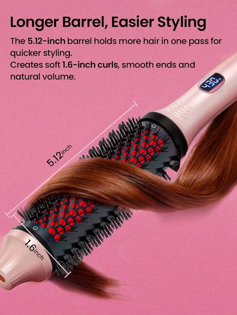 Infrared Thermal Brush 1.65”, 100M Negative Ions