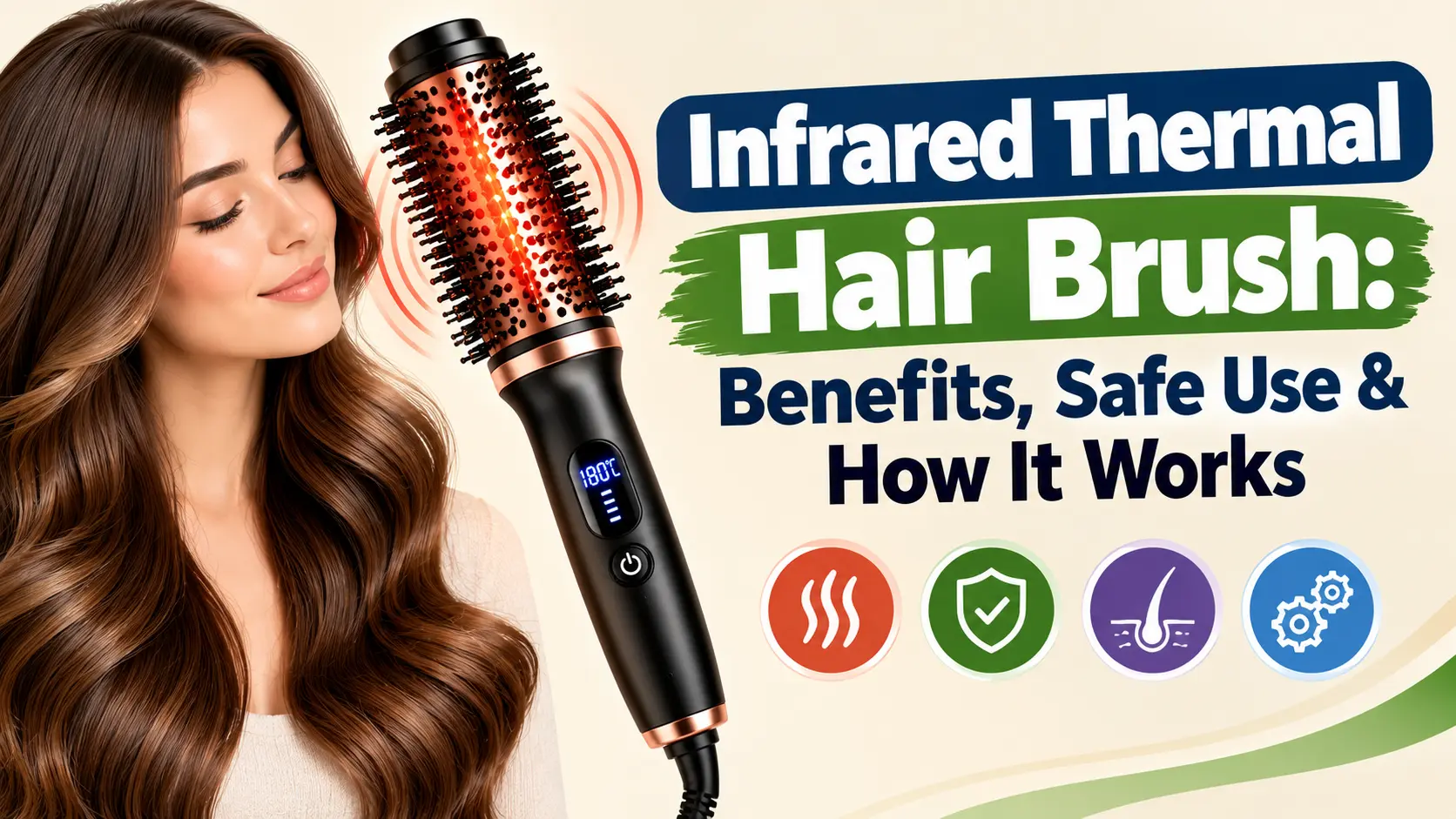 Infrared Thermal Hair Brush