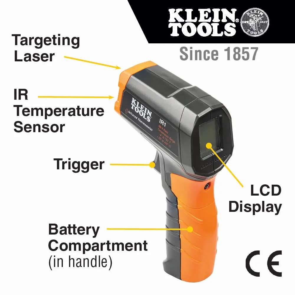 Infrared Thermometer with Targeting Laser