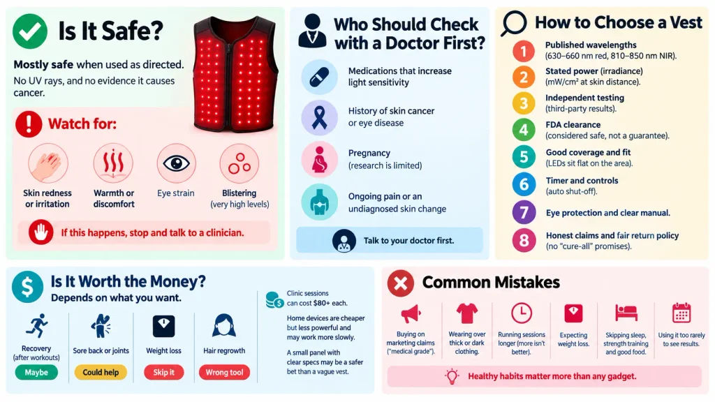 Is a Red Light Therapy Vest Safe How to Choose a Red Light Therapy Vest