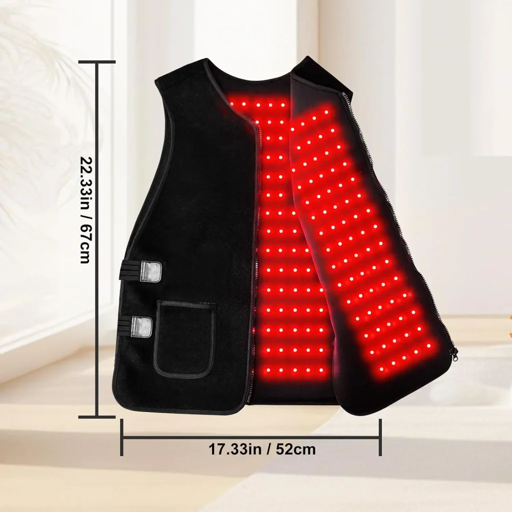 Medical-Grade Red Light Therapy Vest