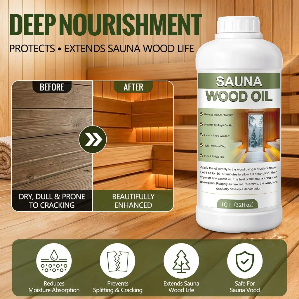 Natural Sauna Wood Oil