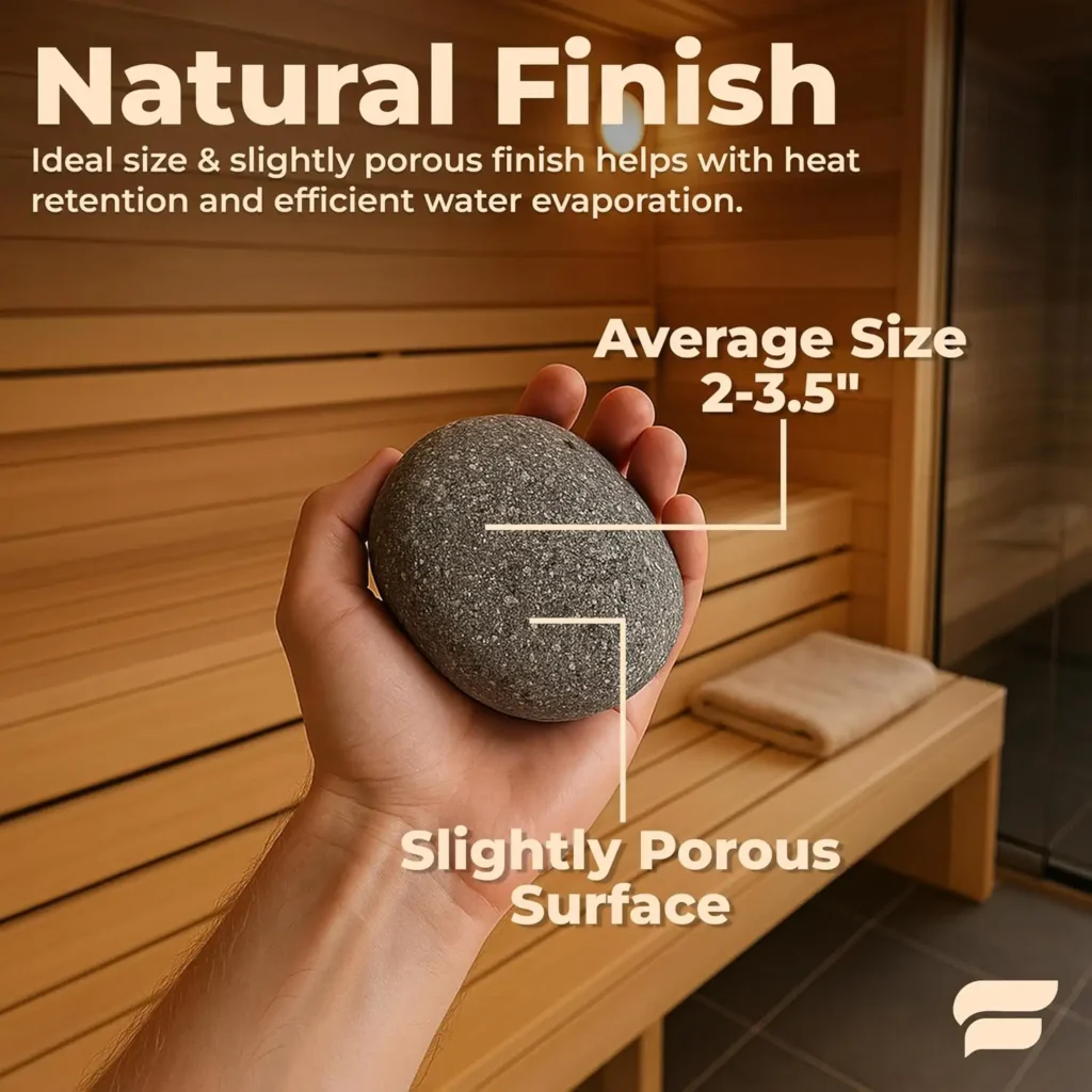 Premium Sauna Stones for Electric and Wood Burning Sauna