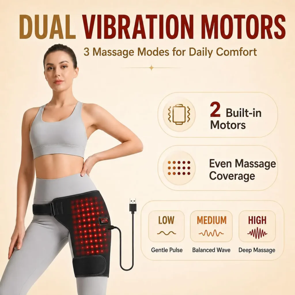 Red Light Hip Heating Pad