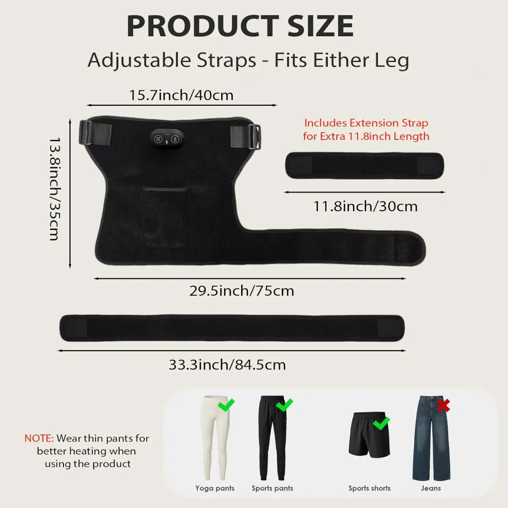 Red Light Hip Heating Pad