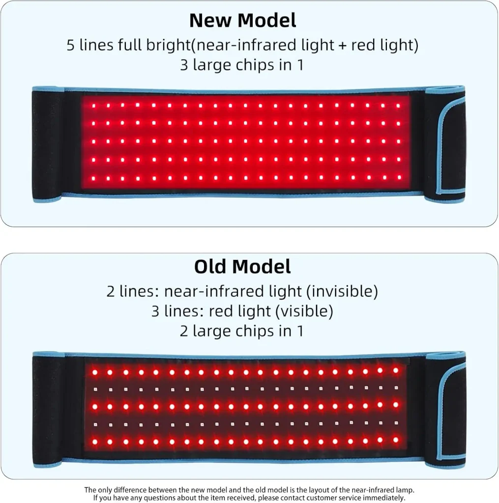 Red Light Therapy Belt with 3-in-1 Chips