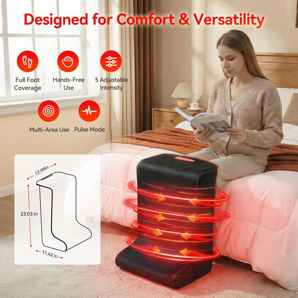 Red Light Therapy for Feet and Body with Pulse Mode