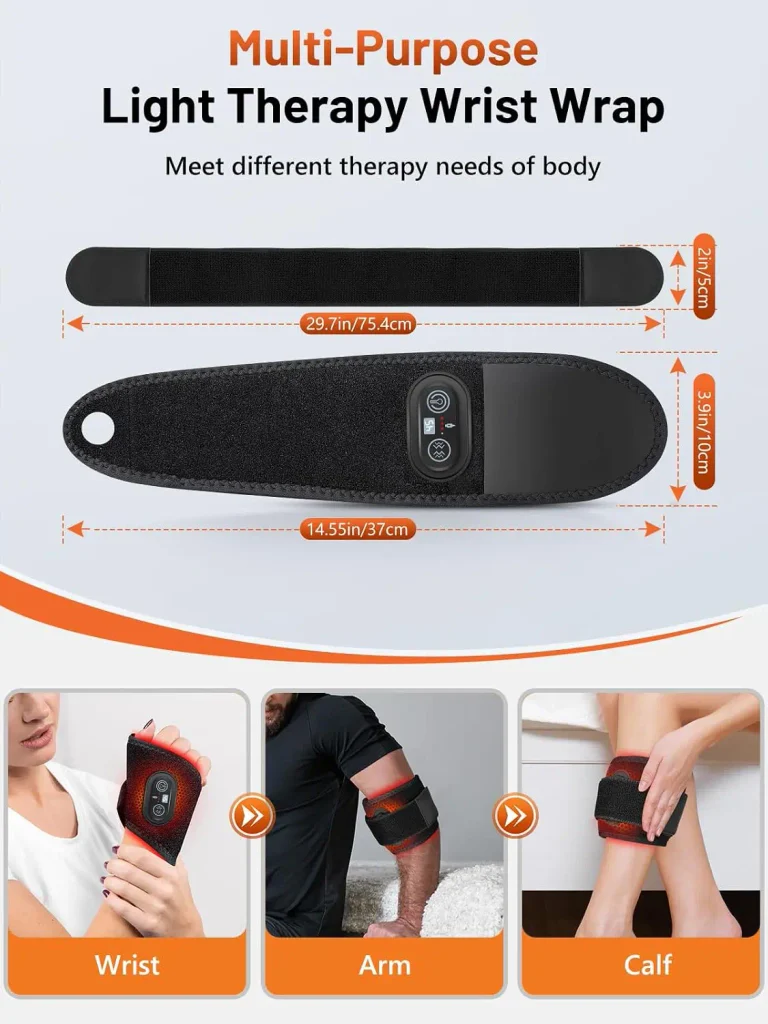 Red Light Therapy for Hand Wrist 5 Heat