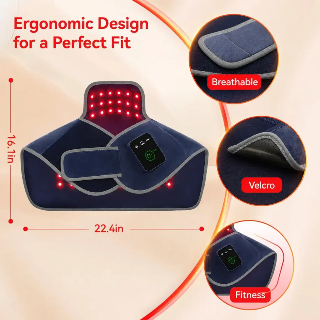 Red Light Therapy for Neck & Shoulders, Infrared Light Therapy