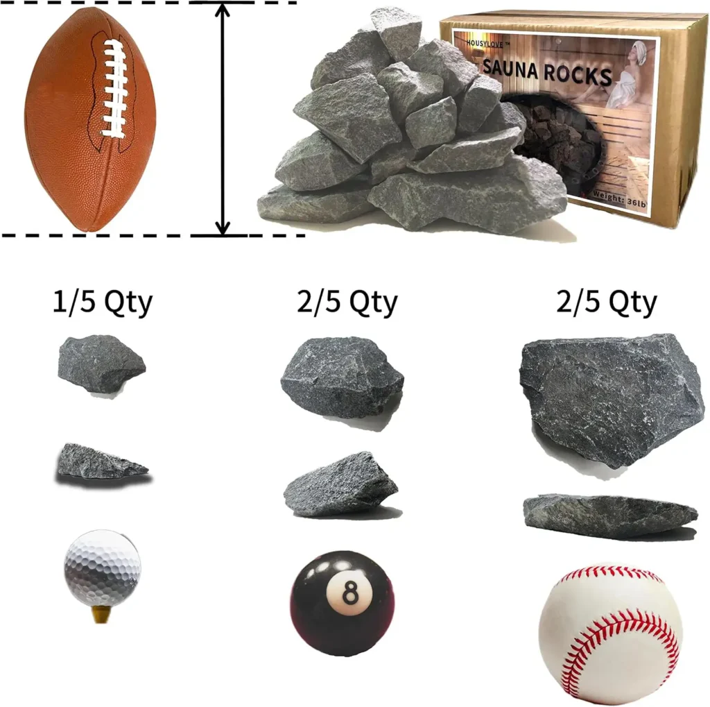 Sauna Stones for Heater in Steam Room