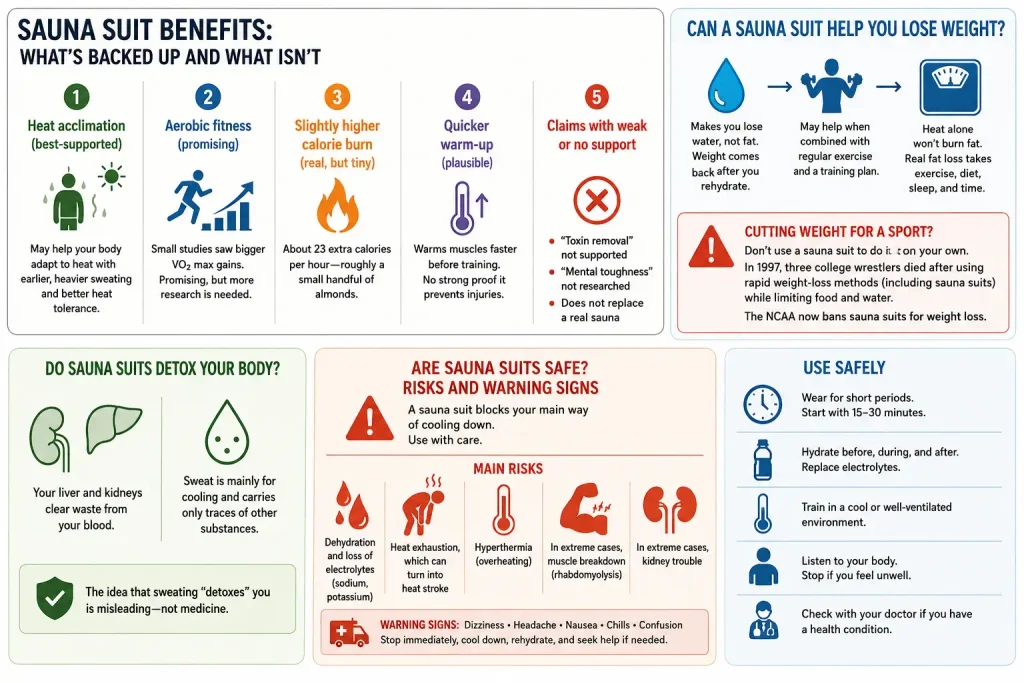 Sauna Suit Benefits: What's Backed Up and What Isn't