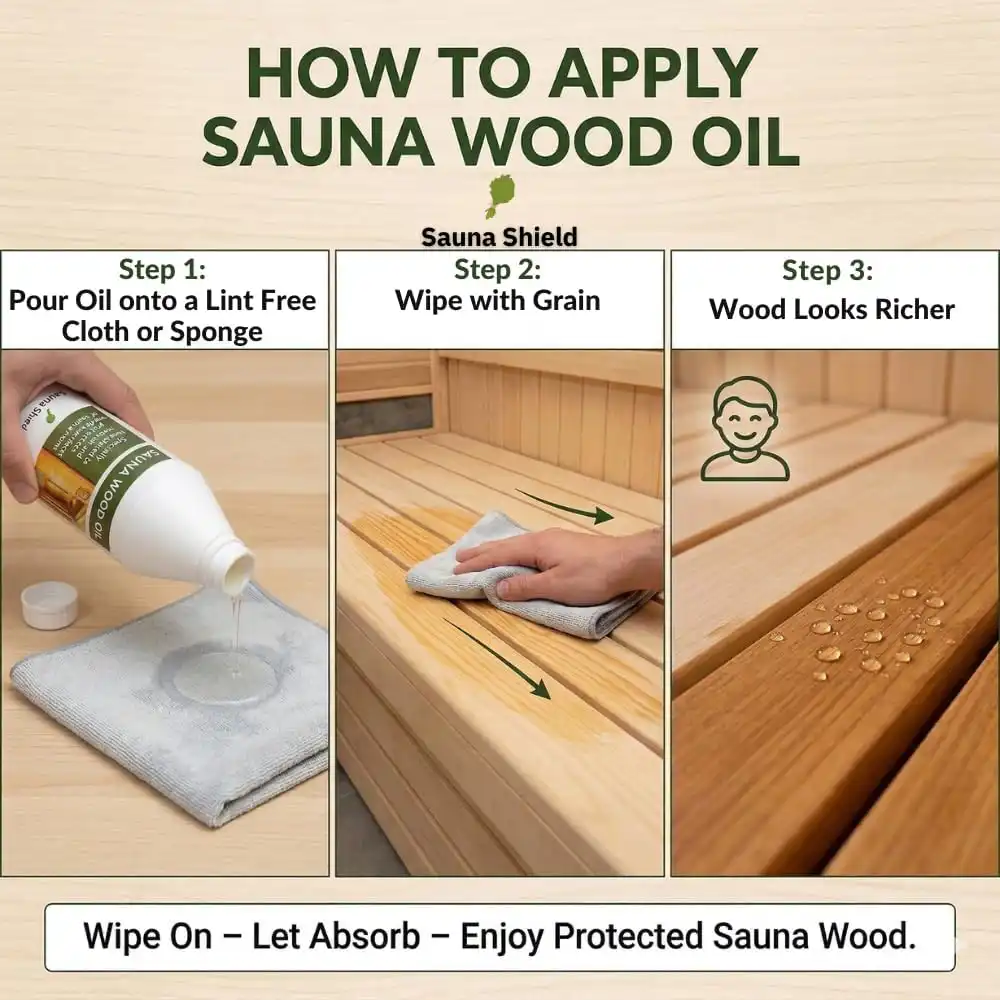 Sauna Wood Oil 34 fl oz
