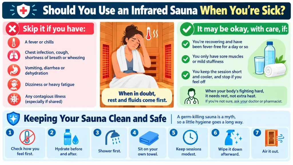 Should You Use an Infrared Sauna When You are Sick