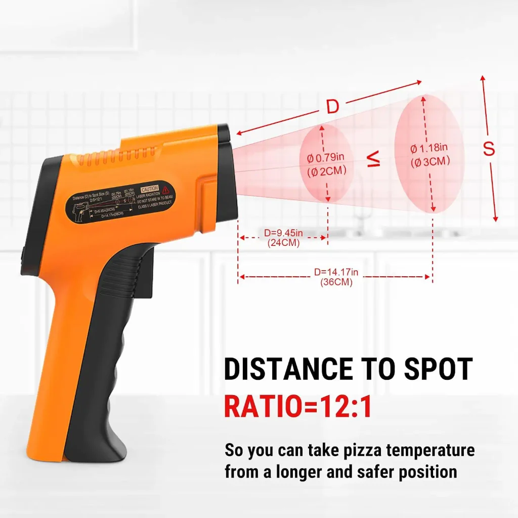 TempScan Infrared Thermometer Gun for Pizza