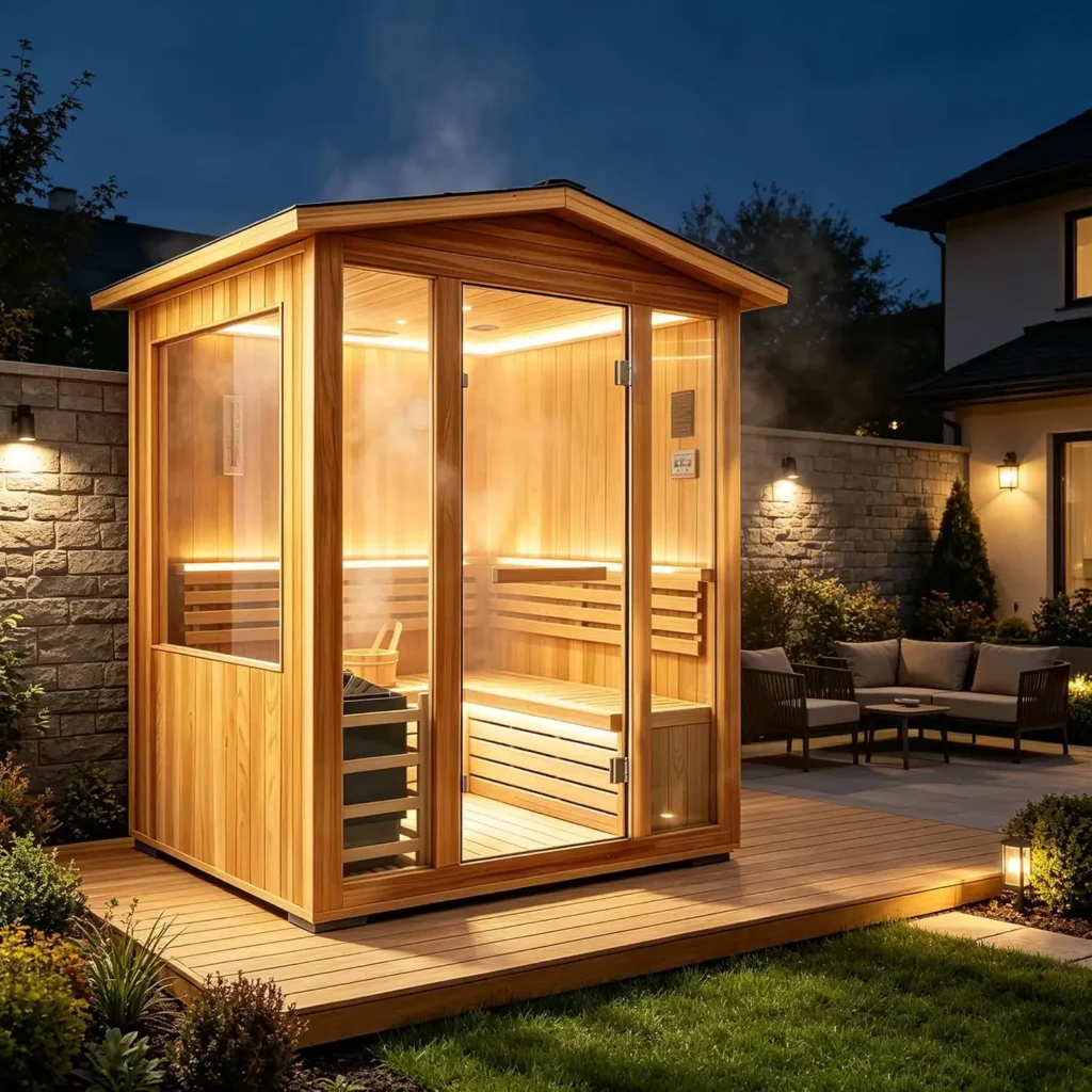 Traditional Outdoor Indoor Steam Sauna