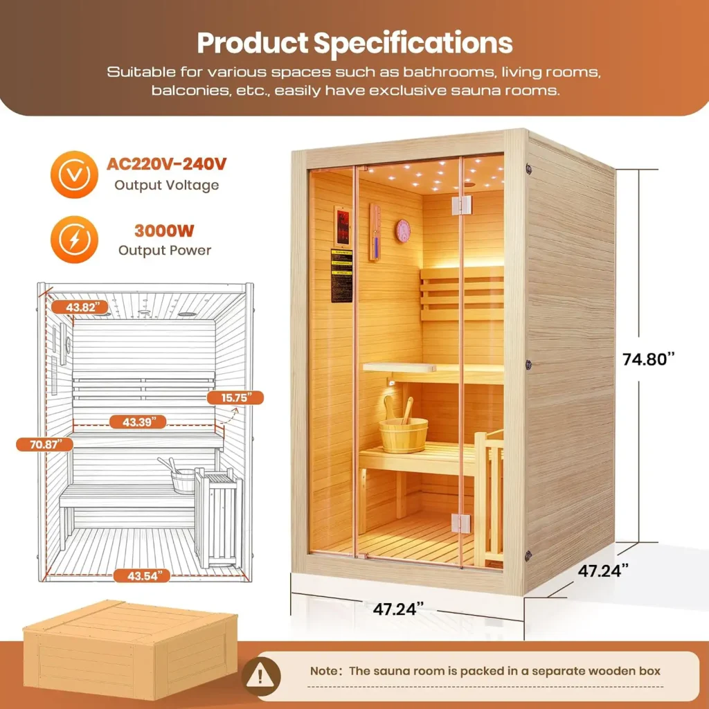Traditional Wet Steam Sauna